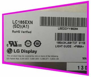 Luminosità LCD a 18,5 pollici di colore 300cd/m2 di Pin 16.7M del pannello TV LC185EXN-SCA1 30 del LG