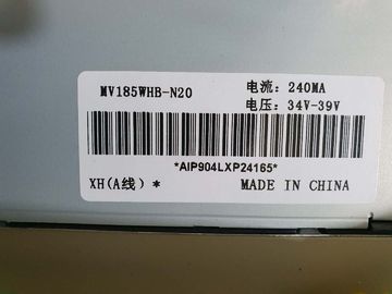 Quadro comandi LCD a 18,5 pollici di Pin BOE di MV185WHB-N20 84PPI 30