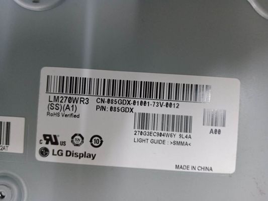 comprare 27in 163PPI 3480x2160 Industrial LCD Panel LM270WR3-SSA1 350cd/M2 online manufacture
