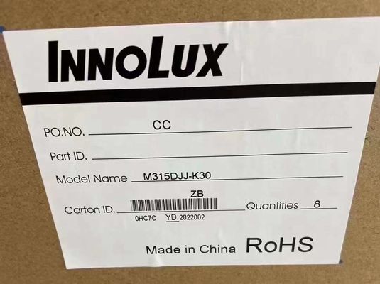 Un buon prezzo. Pannello LCD Innolux da 31,5 pollici con 3840x2160 pixel 300 cd/m2 Luminosità e connettore 51PIN per monitor desktop in linea