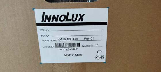 Un buon prezzo. Pannello LCD Innolux da 15,6 pollici con 1920x1080 pixel Risoluzione 450cd/m2 Luminosità e interfaccia a 40 pin Display LCD industriale in linea