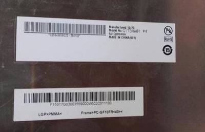 Un buon prezzo. Display LCD industriale AUO 17,3 pollici 400cd/m2 Luminosità 30 Pin Connector Touch Screen Panel in linea