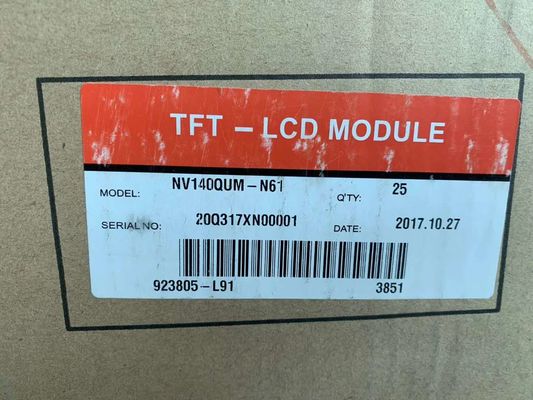 Un buon prezzo. BOE NV140QUM-N61 Display LCD da 14 pollici con risoluzione UHD 3840x2160, luminosità 400cd e connettore a 40 pin in linea